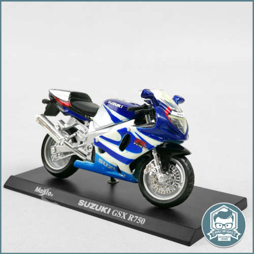 Detailed Die Cast Maisto SUZUKI GSX R750 Scale 1:18!!!
