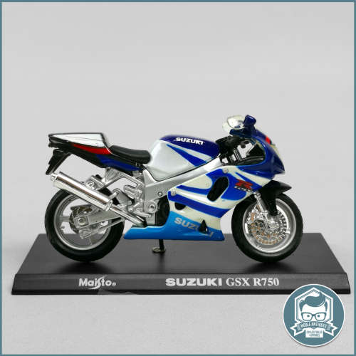 Detailed Die Cast Maisto SUZUKI GSX R750 Scale 1:18!!!