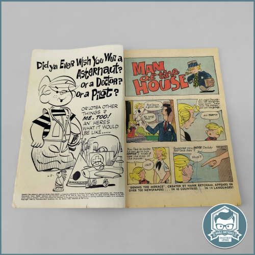Vintage 1969 DENNIS MENACE and his WISH I Was Comic BOOK!!!