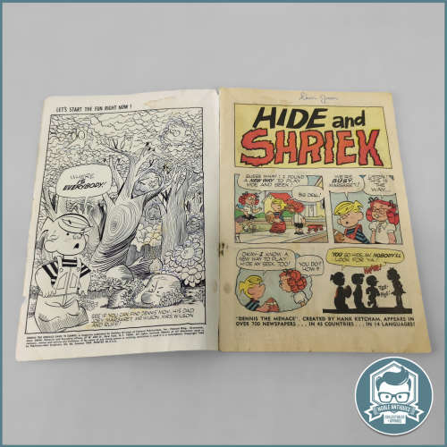 Vintage 1969 DENNIS MENACE Gags N Games Comic BOOK!!!