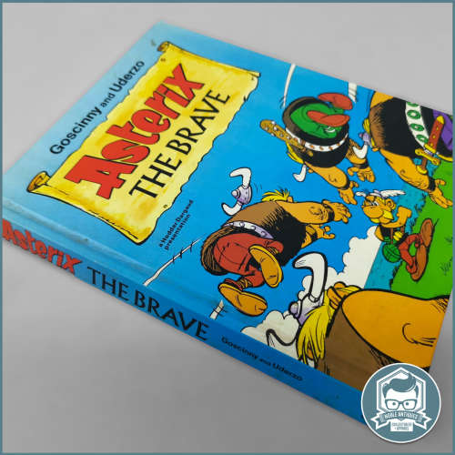 Vintage 1987 Asterix the Brave 4 Story Omnibus Book by René Goscinny Hard Cover Comic BOOK!!!
