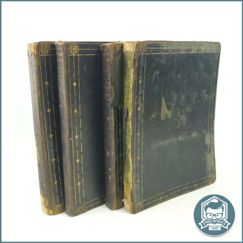 RARE - 1910 - 1911 Leather bound Encyclopedia Britannica - 4 Volumes!!!!!!