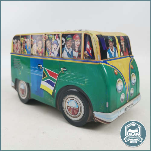 Lithographed Tin Plate 2010 world cup Taxi Biscuit Tin!!!