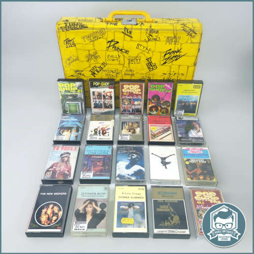 Original Vintage 80`s Tape Case and Tapes!!!
