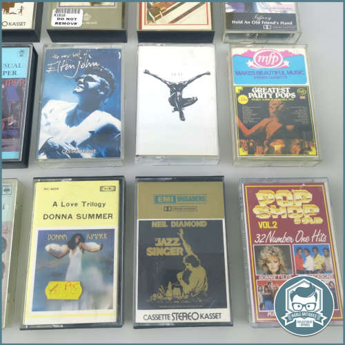 Original Vintage 80`s Tape Case and Tapes!!!
