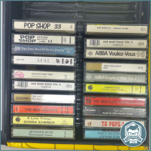 Original Vintage 80`s Tape Case and Tapes!!!