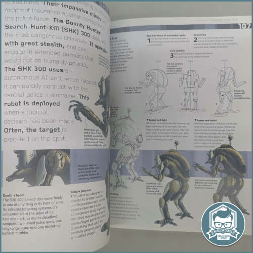 50 Robots to Draw and Paint Book by Keith Thompson!!!