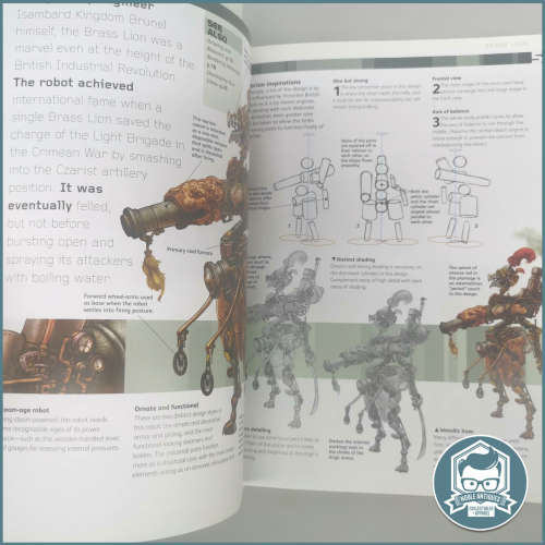 50 Robots to Draw and Paint Book by Keith Thompson!!!
