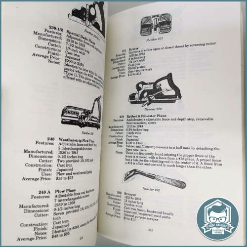 Antique & Collectible Stanley Tools: A Guide to Identity and Value Book by John Walter !!!