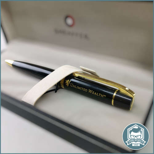Original Boxed Sheaffer Sentinel Gold Tone Trim Ballpoint Pen - Matt Black!!!