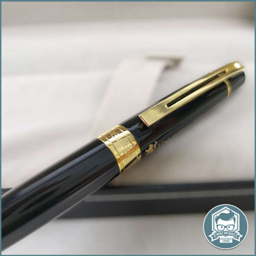 Original Boxed Sheaffer Sentinel Gold Tone Trim Ballpoint Pen - Matt Black!!!