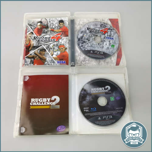 PlayStation 3 RUGBY CHALLENGE, RUGBY 2011 Virtua Tennis and FIFA 15 Game Collection!!!
