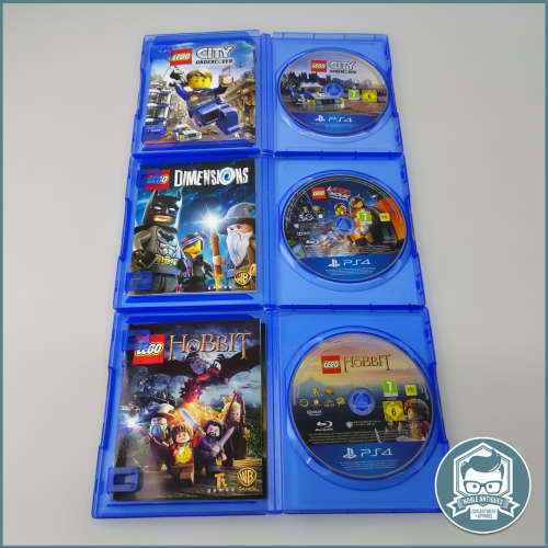 PlayStation 4 LEGO MOVIE, CITY UNDERCOVER and HOBBIT Game Collection!!!