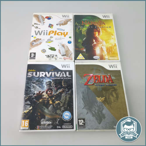Wii Play, Narnia, Cabela`s Survival and  The Legend of Zelda Game Collection!!!