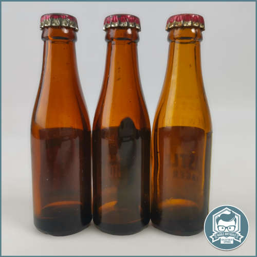 Vintage Auburn MINI CASTLE BEER, Ale and Milk Stout BOTTLES !!!