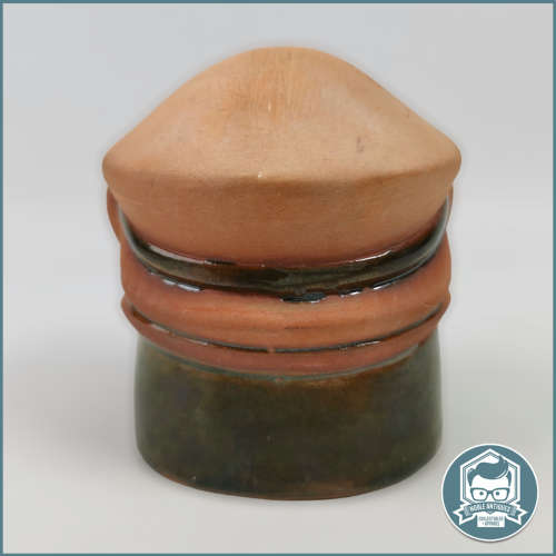 Glazed Slip Cast Stoneware Pie Face (Likely Early John Biccard)!!!