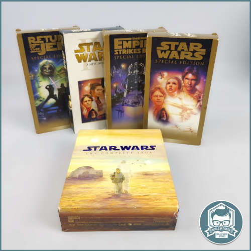 Fantastic!!! Star Wars Blue Ray and VHS Collection!!!