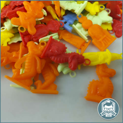 1000`s Of Kellogg`s Plastic Charms including Liewe Heksie, Bennie Boekwurm and Sarel Seemonster!!!