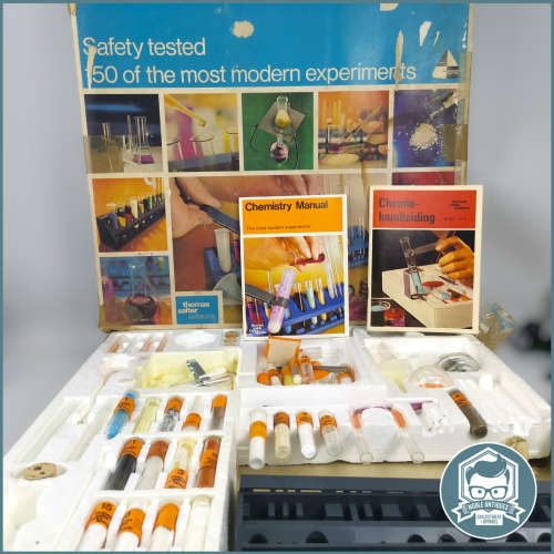 1970`s Vintage Collectible Thomas Salter Chemistry 6 Set in original box !!!