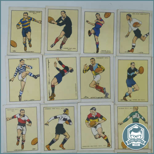 RARE!!! 64 Original Springbok Cigarette Album SOUTH AFRICAN RUGBY FOOTBALL CLUBS Cards!!!