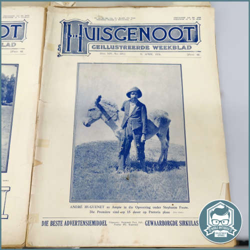 Vintage 1920`s and 30`s Huisgenoot Magazines - Collection 1 !!!