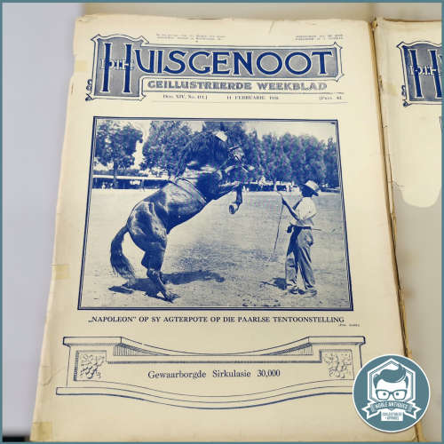 Vintage 1920`s and 30`s Huisgenoot Magazines - Collection 1 !!!
