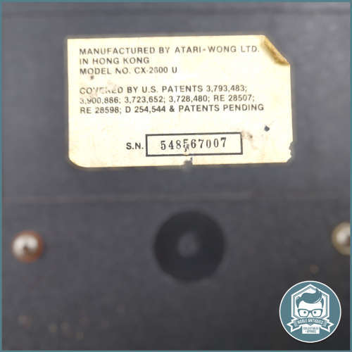 Vintage Atari 2600 Video game console , controllers and game - Not Tested, No power supply!!!
