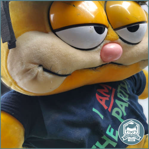 MASSIVE 800mm 1981 Garfield Shop Display Soft Toy!!!