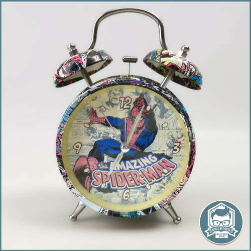 Original Metal Marvel 2011 Spiderman Clock!!!