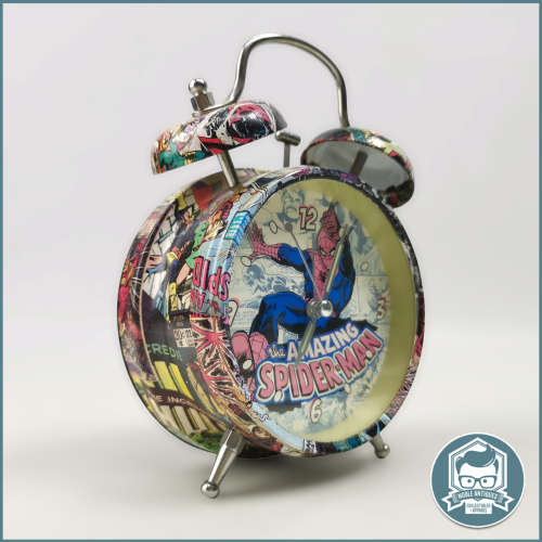 Original Metal Marvel 2011 Spiderman Clock!!!