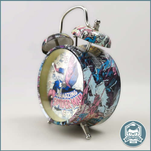 Original Metal Marvel 2011 Spiderman Clock!!!