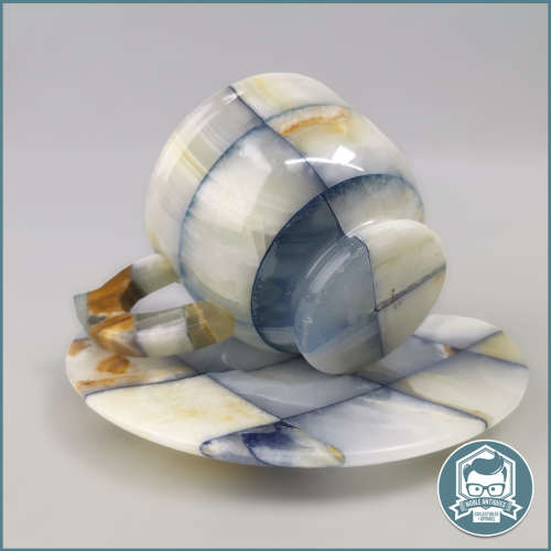 Spectacular!!! Combination Onyx 12 Piece Tea Set!!!