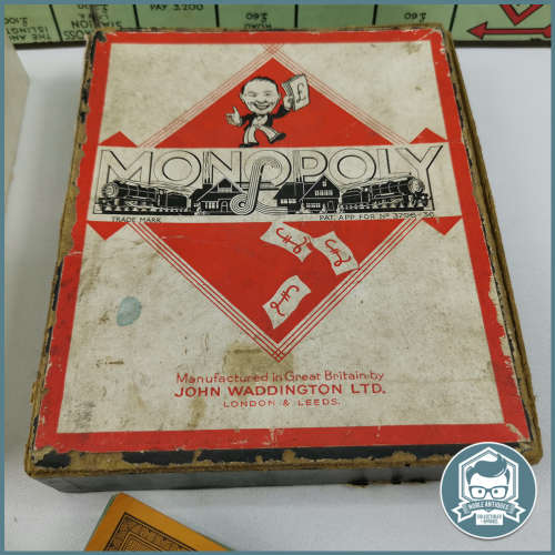 Vintage 1940`s Waddington Monopoly Board game - Set 1!!!