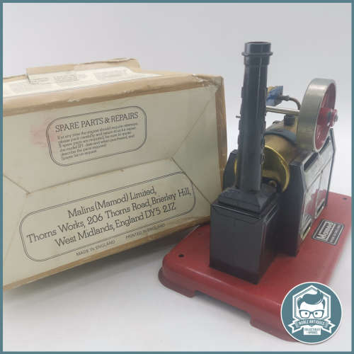 Vintage Original Boxed Mamod SP2 Stationary Live Steam Engine!!!!!!