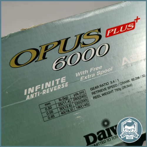 Original Boxed Daiwa OPUS 6000 Fishing Reel, Never Used!!!