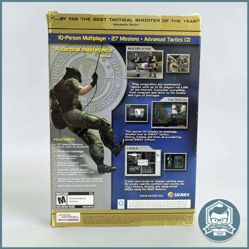 Original BOXED Vintage PC SWAT 3: Close Quarters Battle!!!