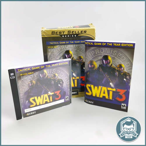 Original BOXED Vintage PC SWAT 3: Close Quarters Battle!!!