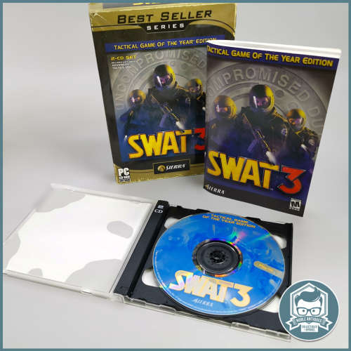 Original BOXED Vintage PC SWAT 3: Close Quarters Battle!!!