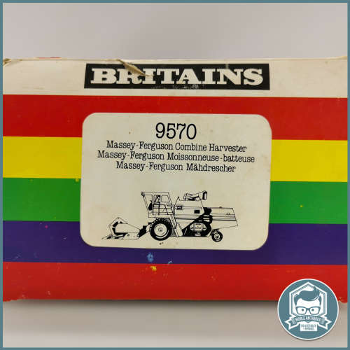 Boxed Vintage BRITAINS 9570 Massey-Ferguson Combine Harvester !!!