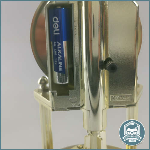 Hermle Quartz Dome Clock Made In Germany - Working (Glass and Brass base)!!!