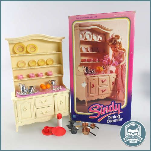 Original Boxed Vintage 1980`s Hasbro Sindy Doll House Furniture - Dining Dresser!!!
