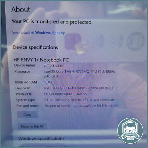 Original Working HP ENVY 17 inch BEATS Laptop, New SSH Hard Drive!!!