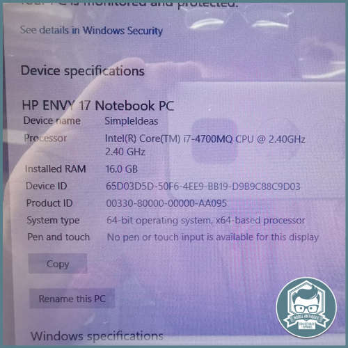 Original Working HP ENVY 17 inch BEATS Laptop, New SSH Hard Drive!!!
