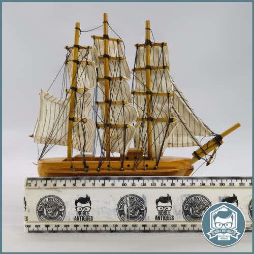Highly Detailed Hand Crafted Wooden Ship Model!!