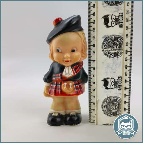 Vintage COMBEX SCOTISH Boy Scotland Figure Squeaky Toy England!!