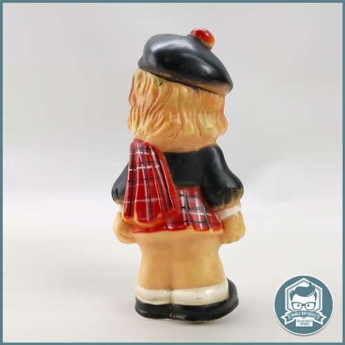 Vintage COMBEX SCOTISH Boy Scotland Figure Squeaky Toy England!!