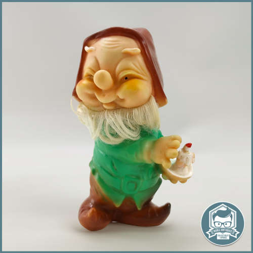 Vintage Rubber DWARF BY FAMOSA Figure Toy !!