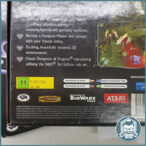 Vintage Original Boxed Neverwinter Nights 2002 video game!!