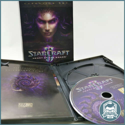 Original Boxed StarCraft II - WINGS OF LIBERTY and HEART OF THE SWARM PC Game!!!