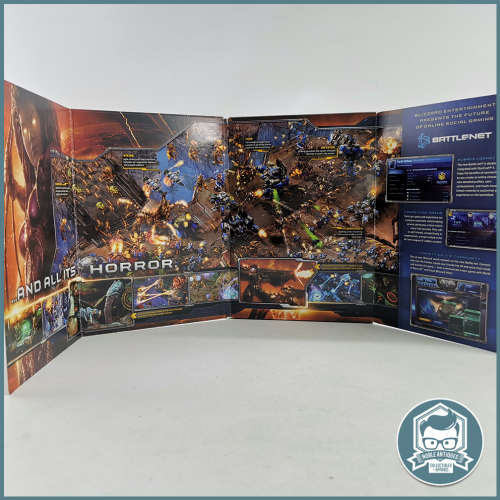 Original Boxed StarCraft II - WINGS OF LIBERTY and HEART OF THE SWARM PC Game!!!